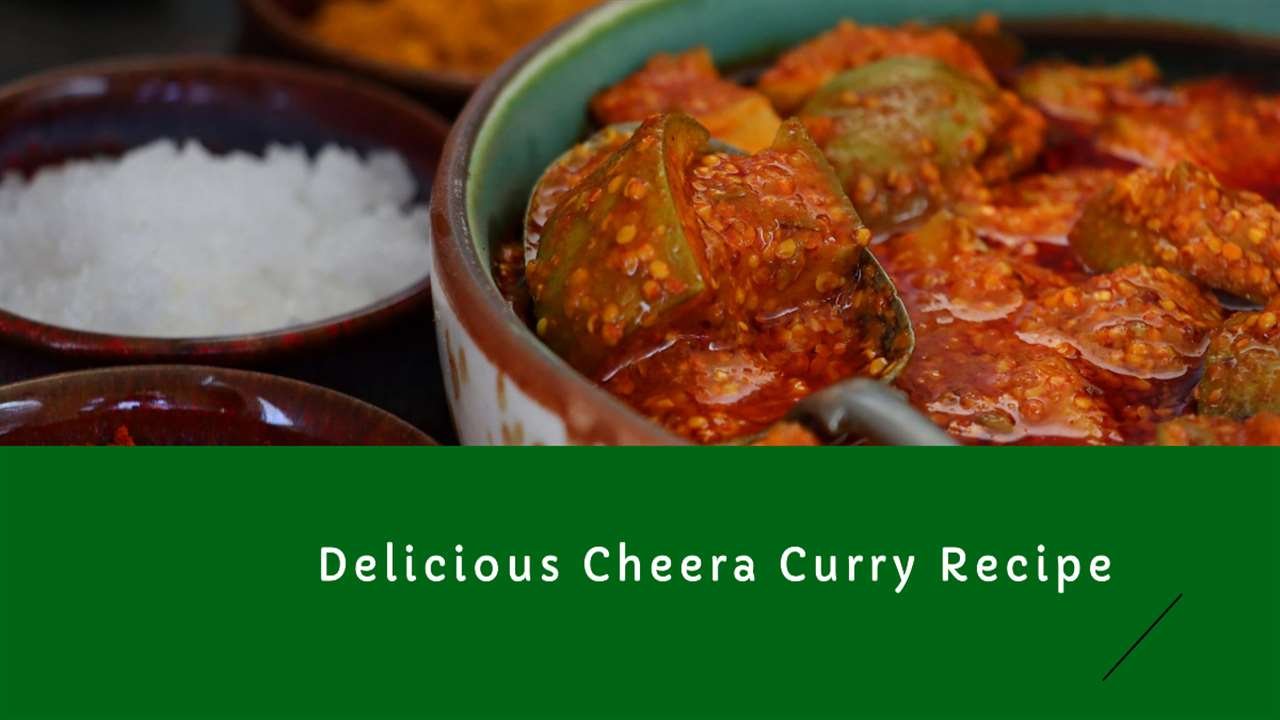 Cheera Curry Recipe